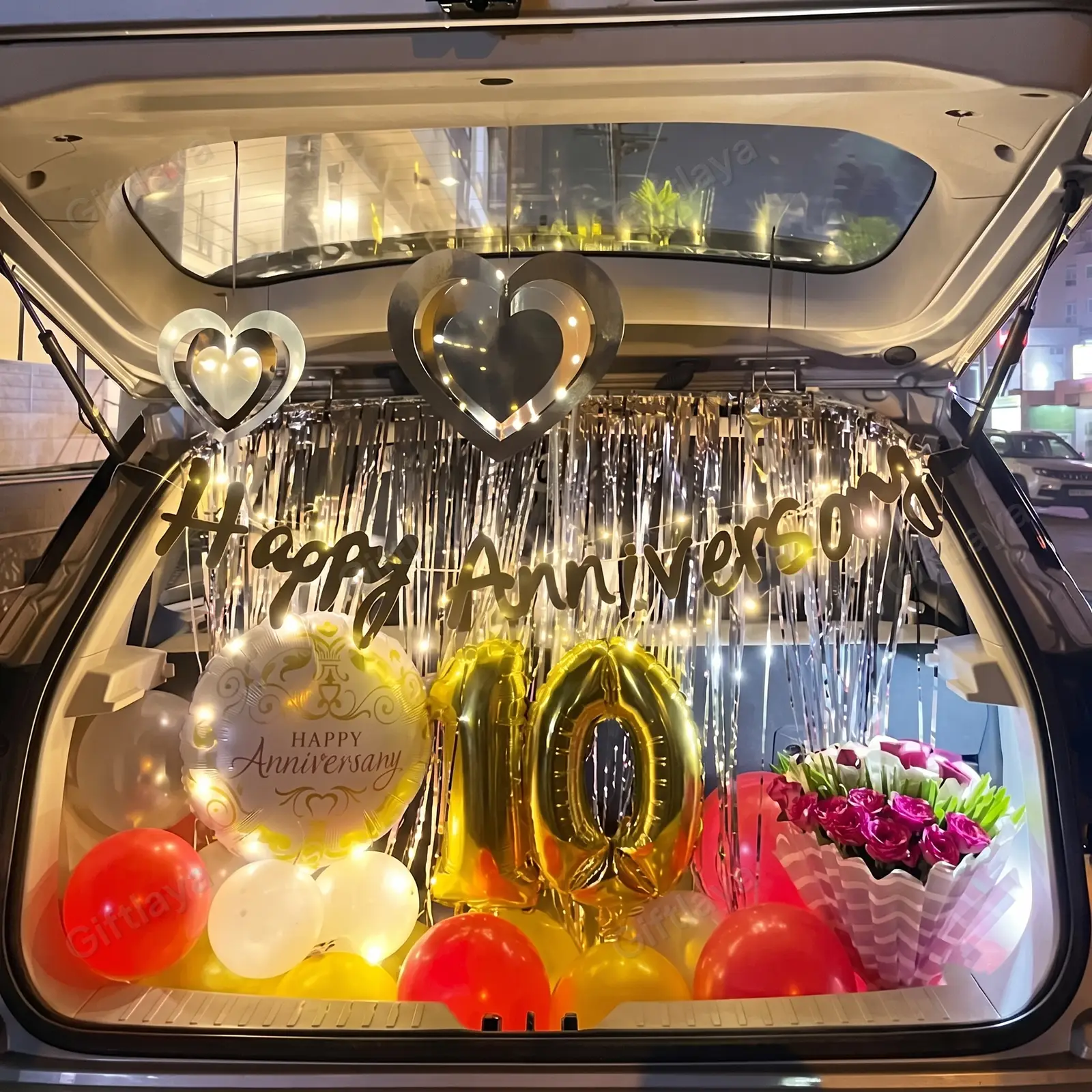 Anniversary Car Decor