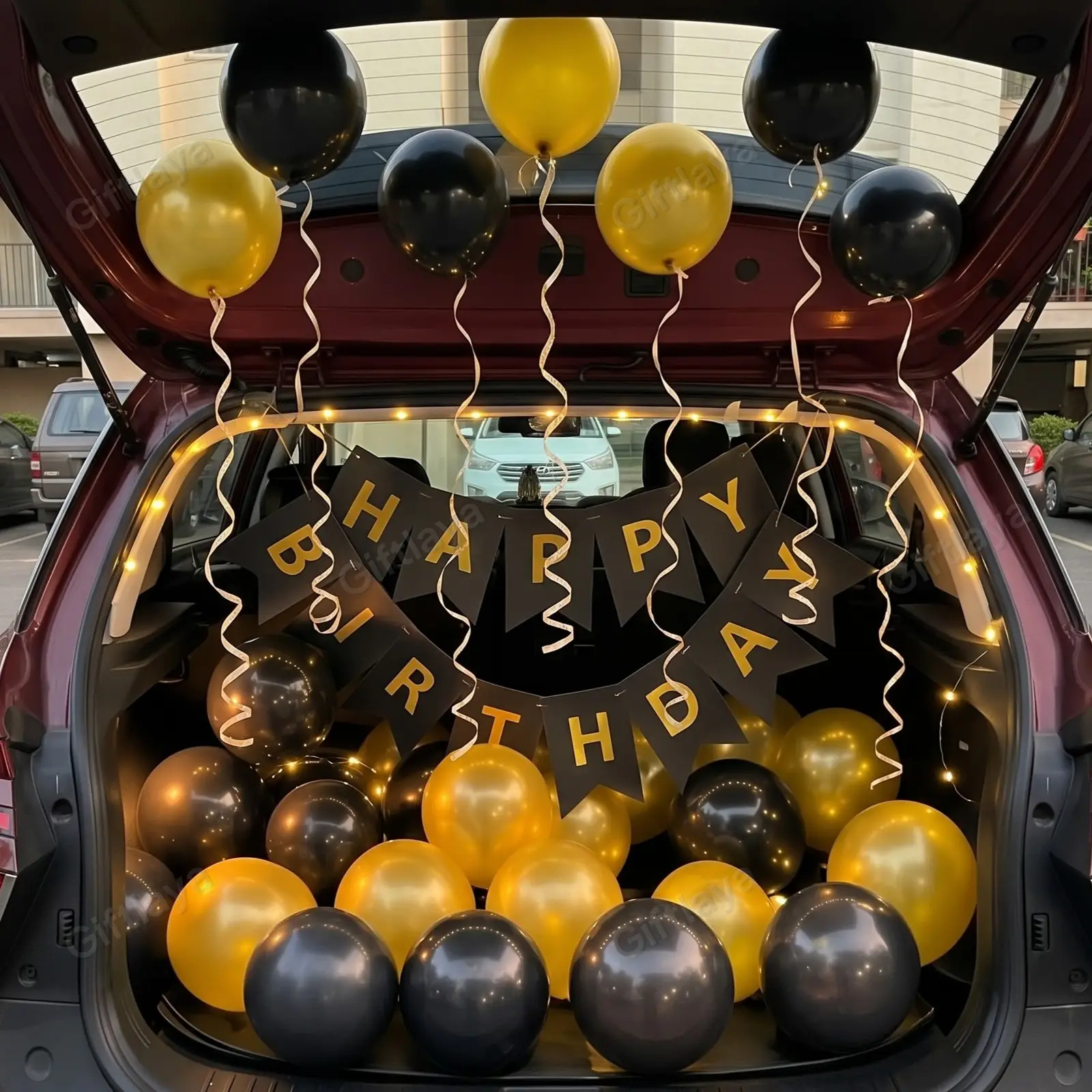 Black Golden Car Decor — photo 2