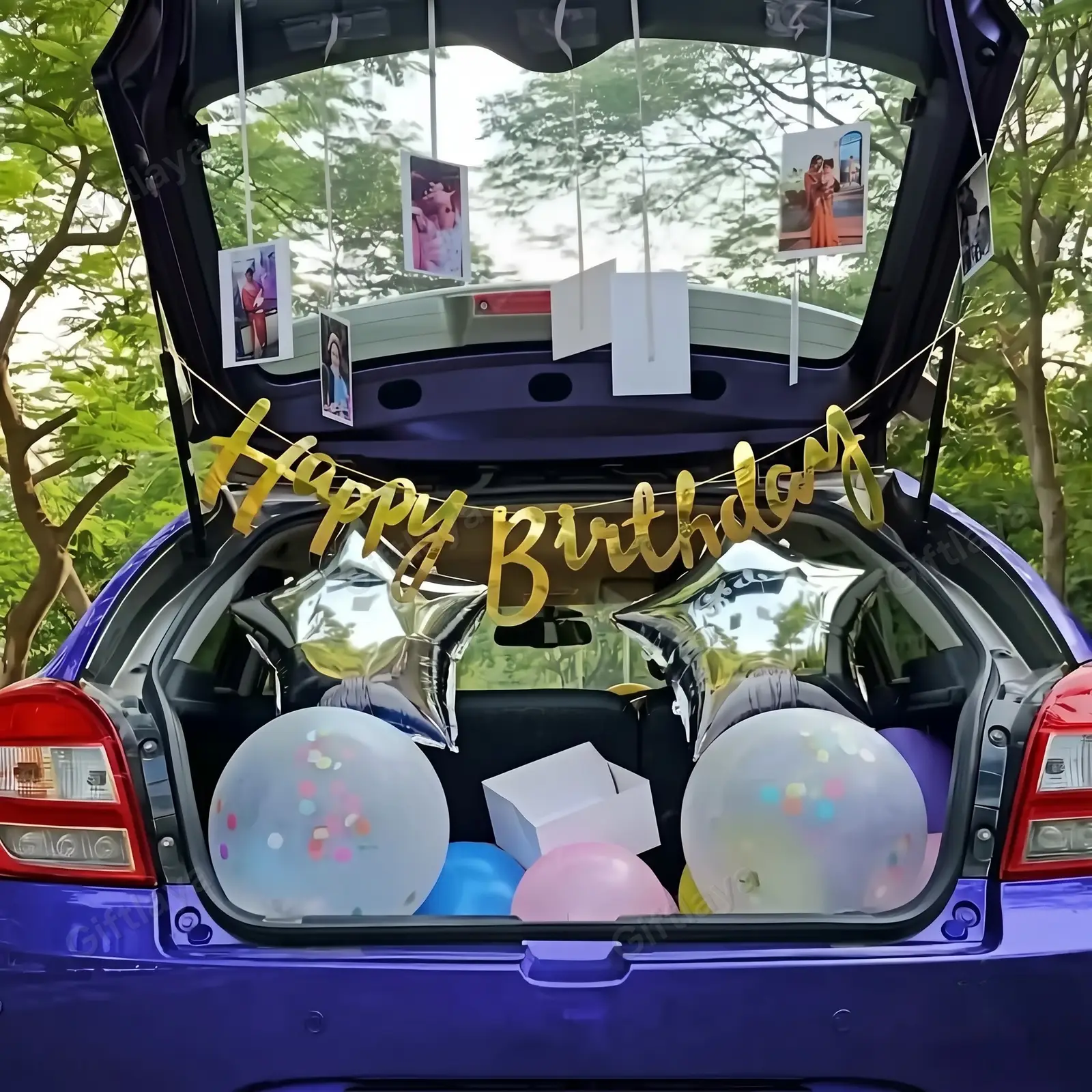 Confetti Car Decor — photo 2