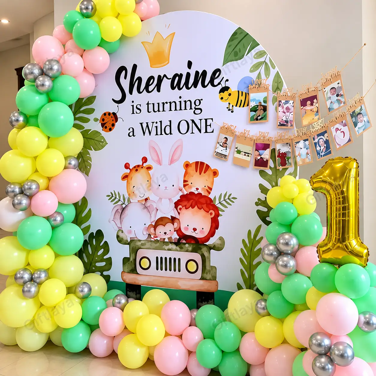 Animal Theme Birthday Decoration — photo 4