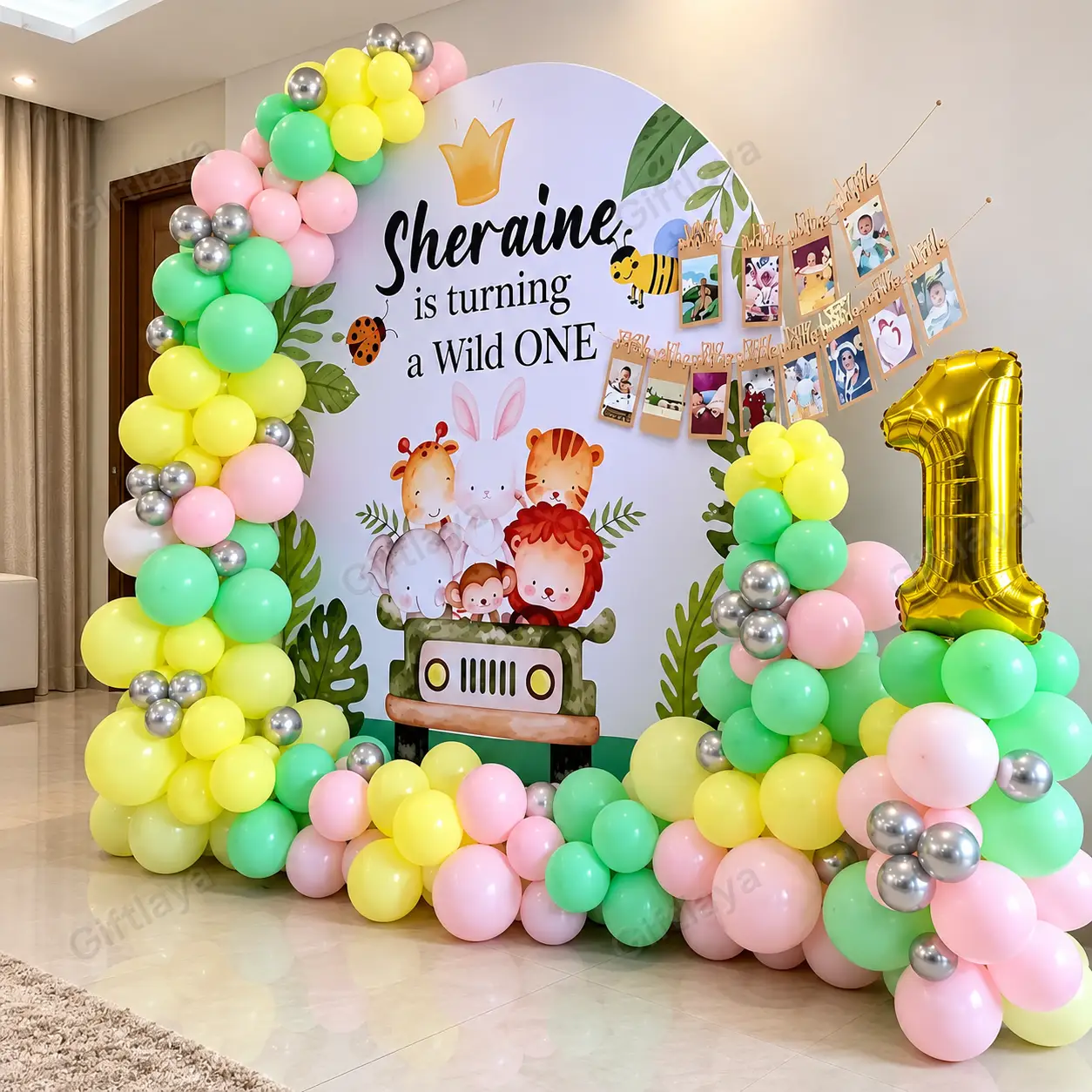 Animal Theme Birthday Decoration — photo 3