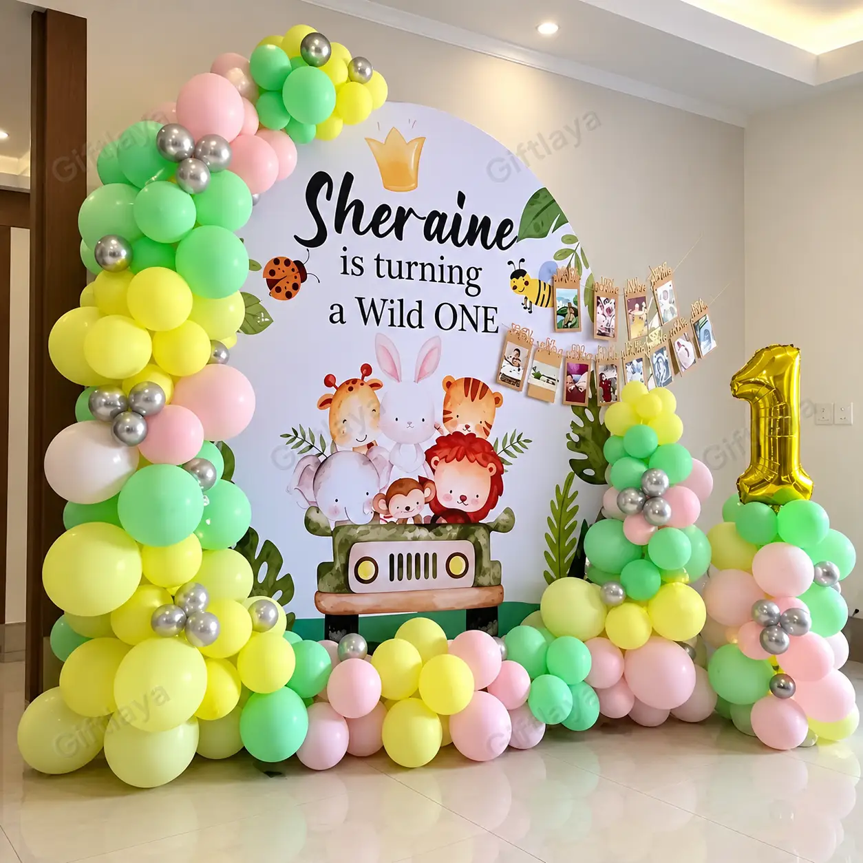 Animal Theme Birthday Decoration — photo 2
