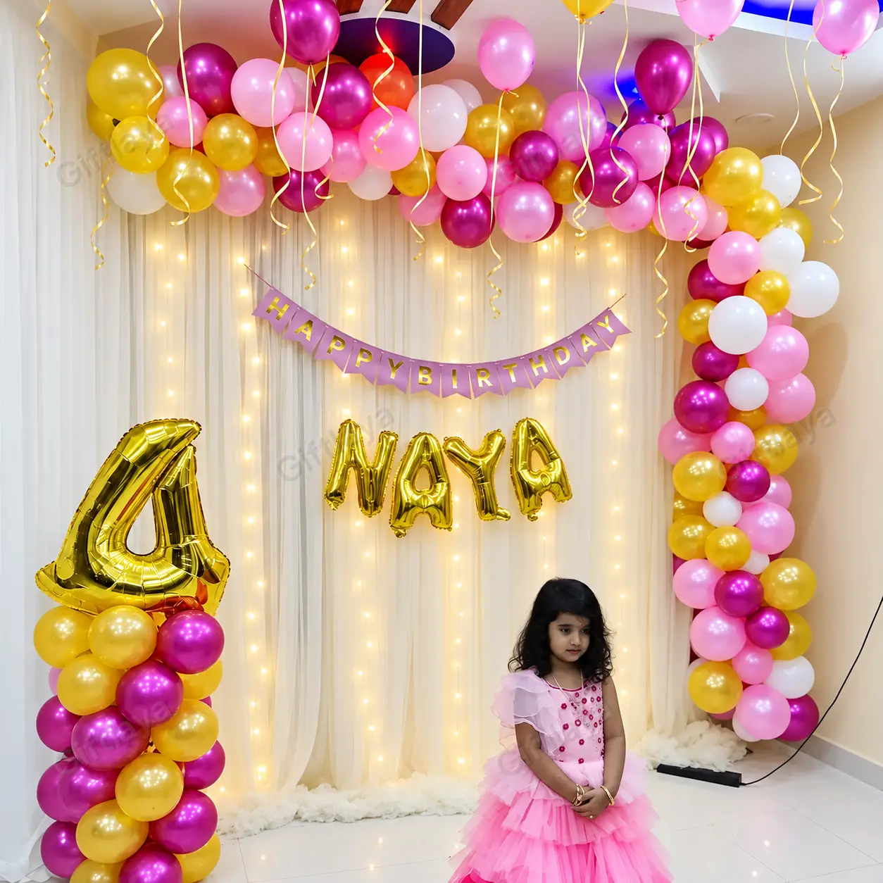 Baby Girl Birthday Decor — photo 2