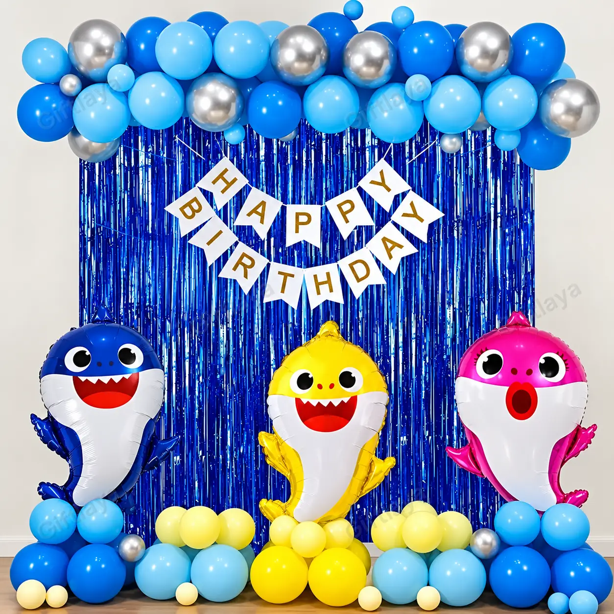 Baby Shark Balloon Hall Decoration