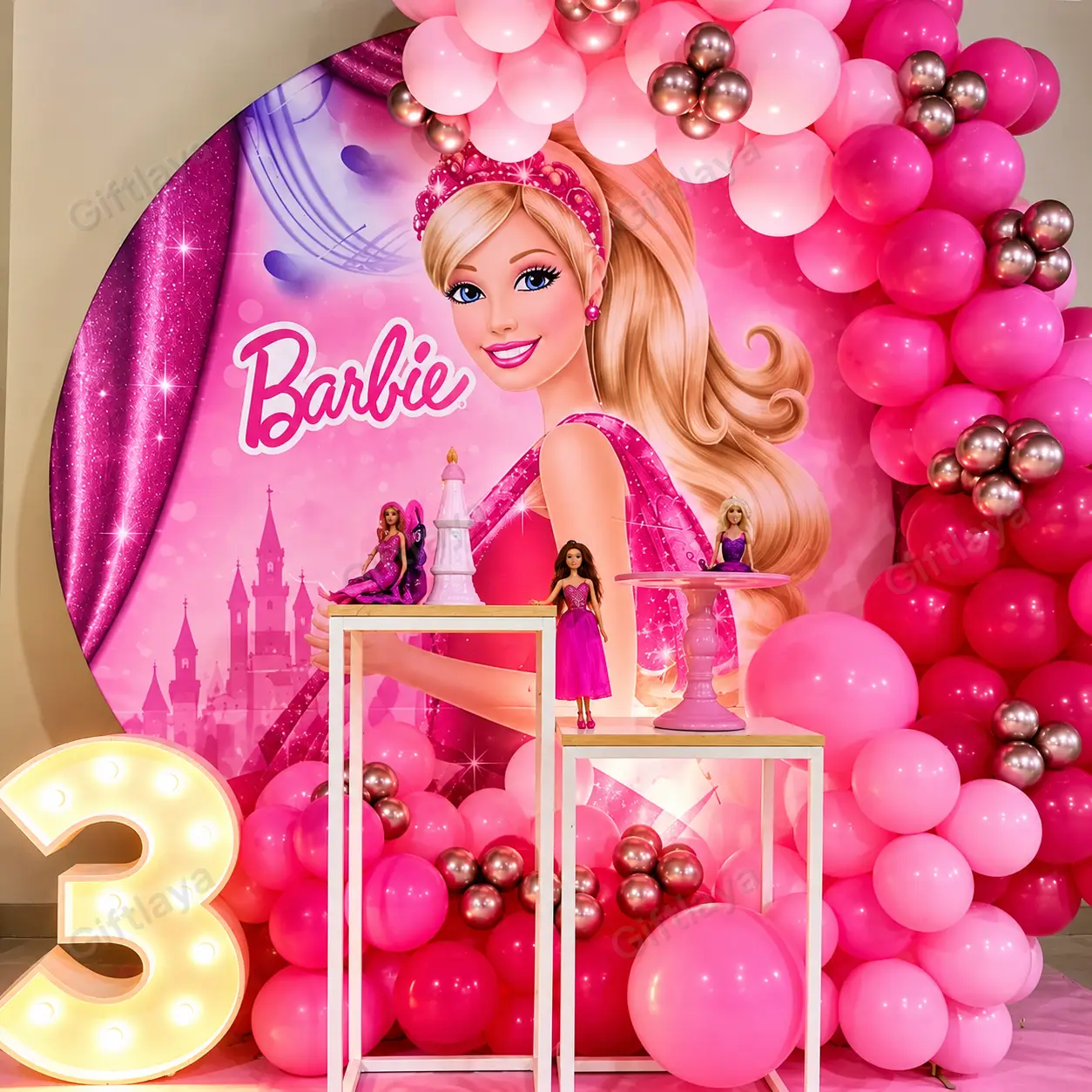 Barbie Theme Birthday Decoration — photo 2