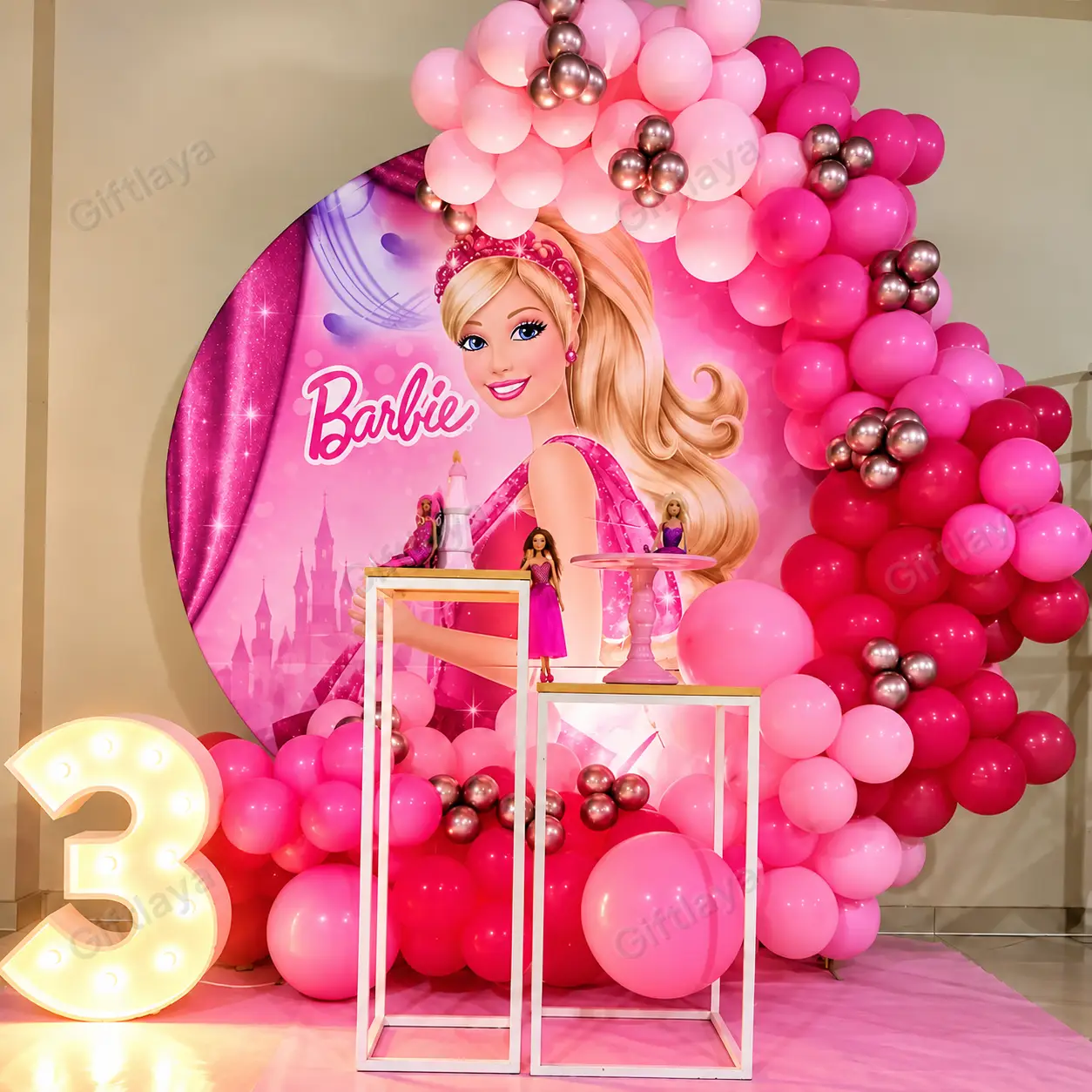 Barbie Theme Birthday Decoration
