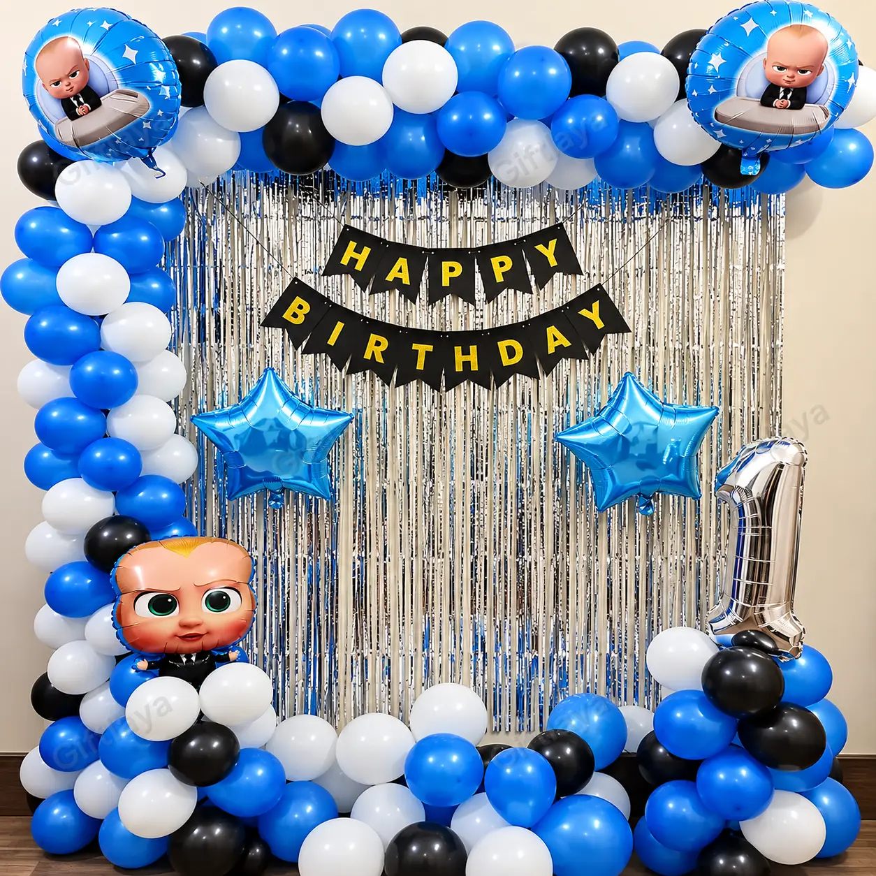 Boss Baby Birthday Hall Decoration