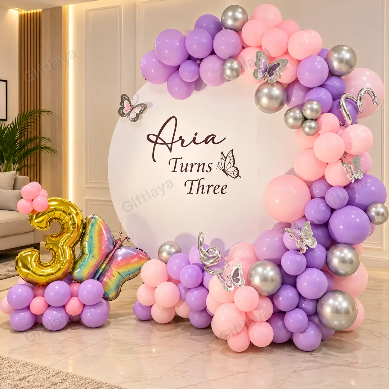 Butterfly Pastel Decoration