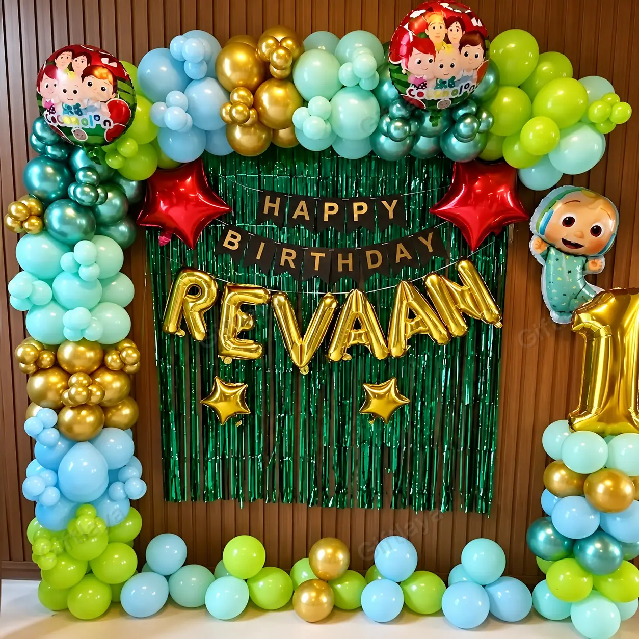 Cocomelon Birthday Theme Decoration