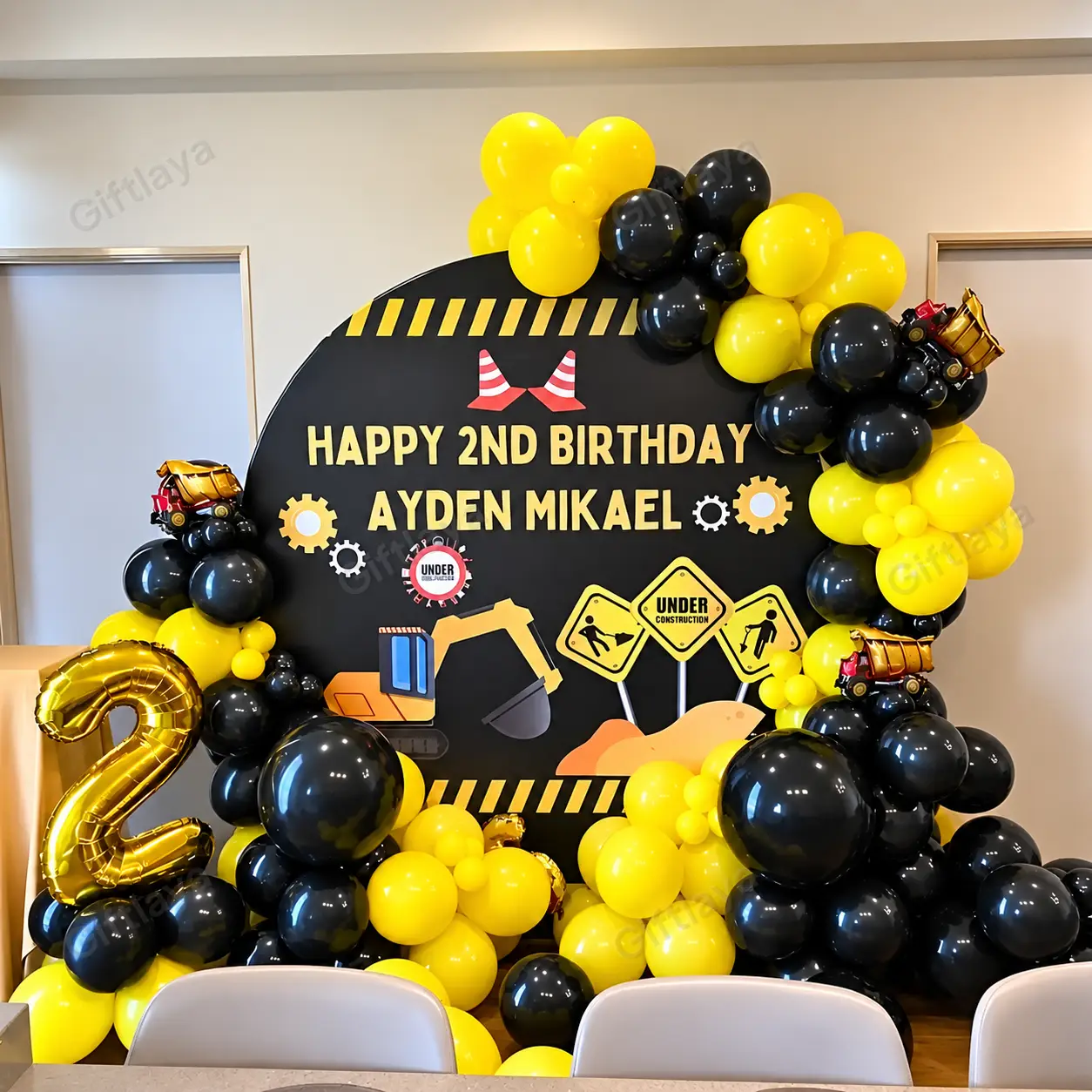 Construction Theme Birthday Decoration