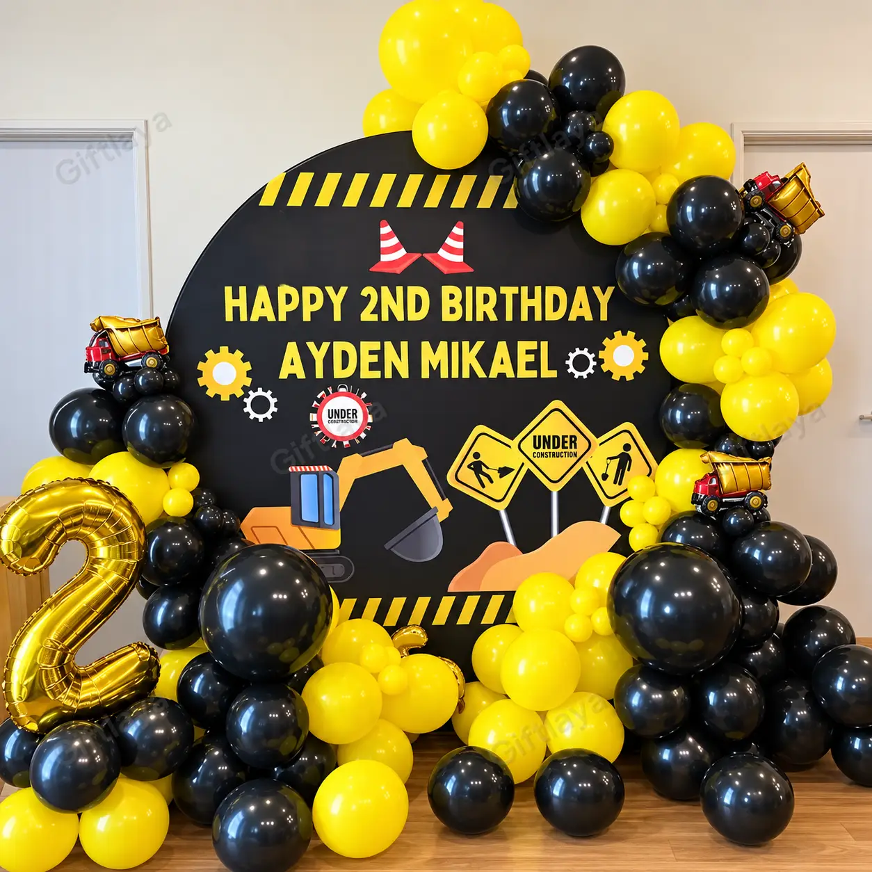 Construction Theme Birthday Decoration — photo 2