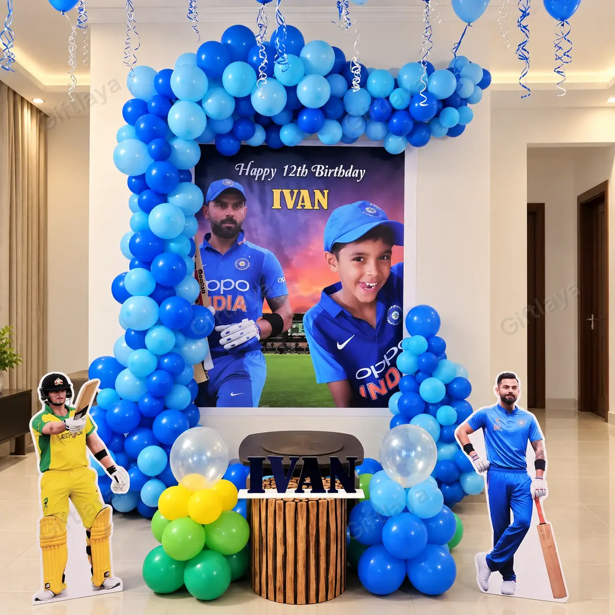Cricket Theme Birthday Decoration