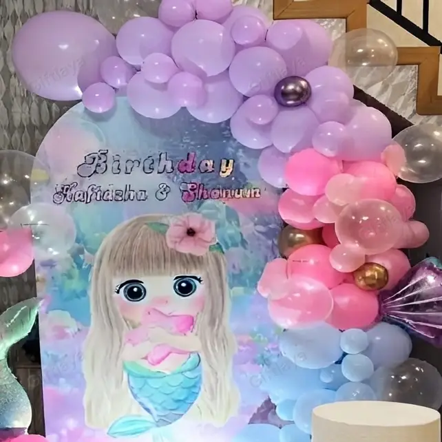 Customized Mermaid Birthday Decoration — photo 2