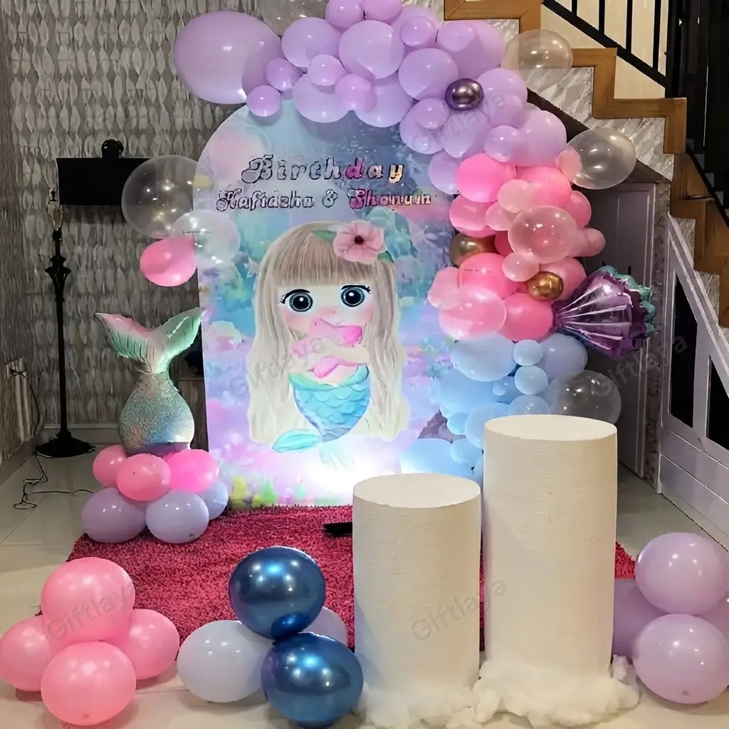 Customized Mermaid Birthday Decoration