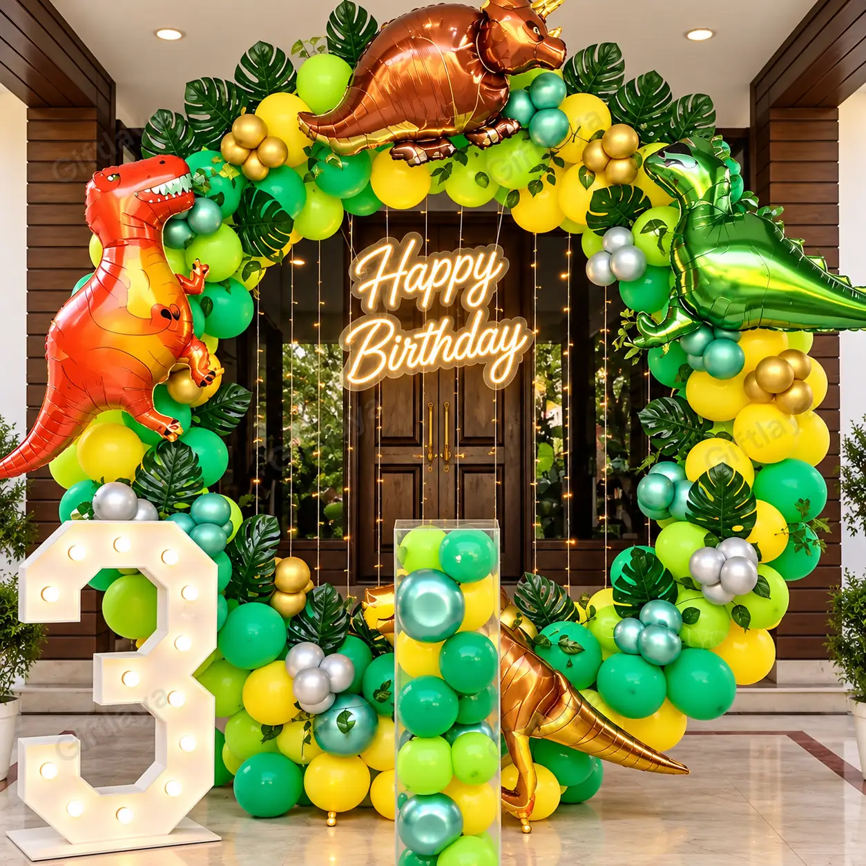 Dino Theme Birthday Decoration — photo 2