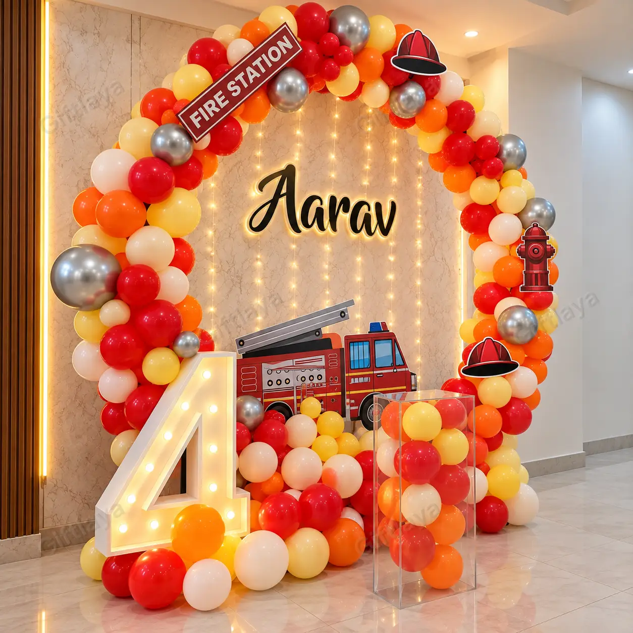 Fire Station Birthday Decoration — photo 2