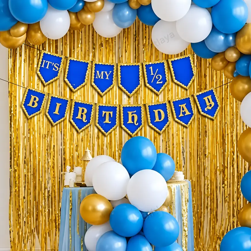 Half Birthday Balloon Decoration — photo 3