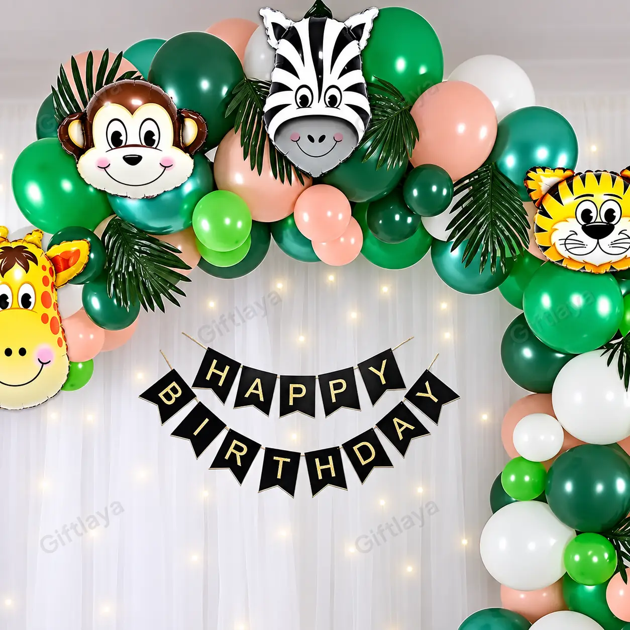 Jungle Theme Balloon Decoration — photo 2