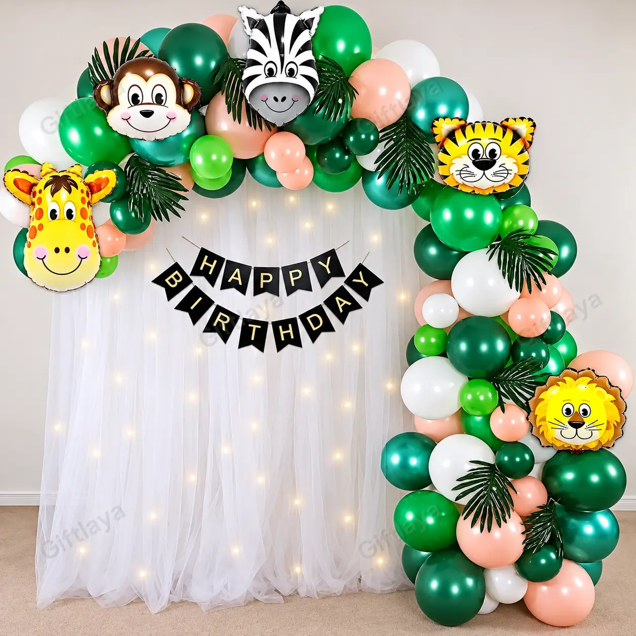 Jungle Theme Balloon Decoration