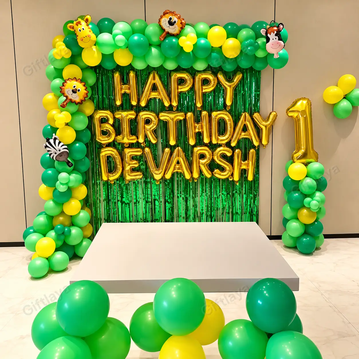 Jungle Theme Hall Decoration