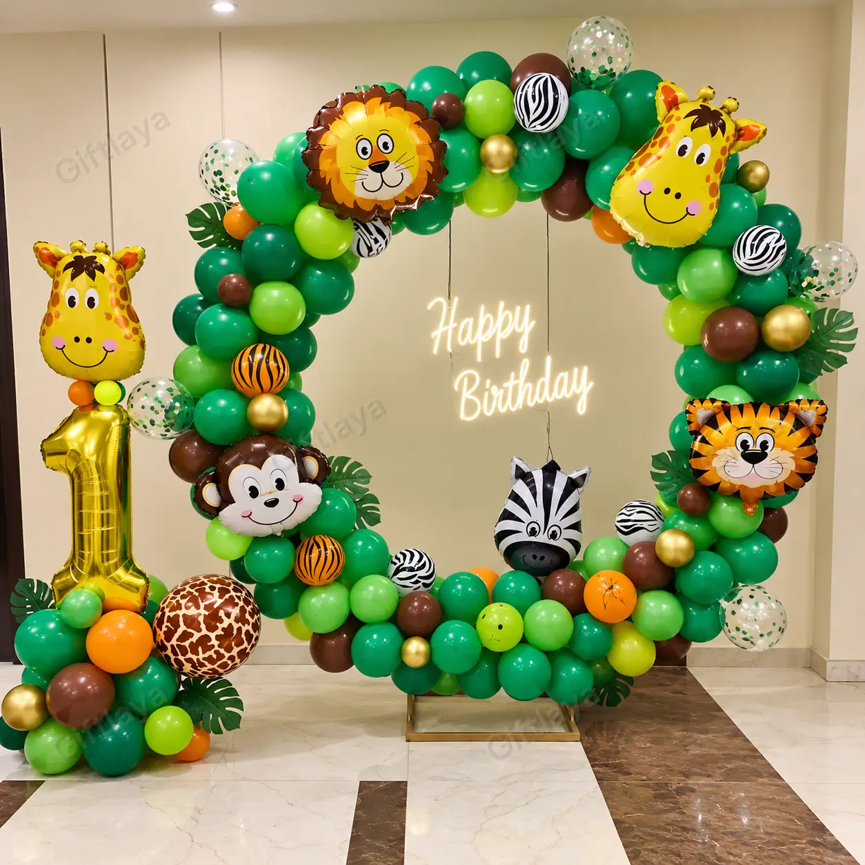 Jungle Theme Ring Decoration