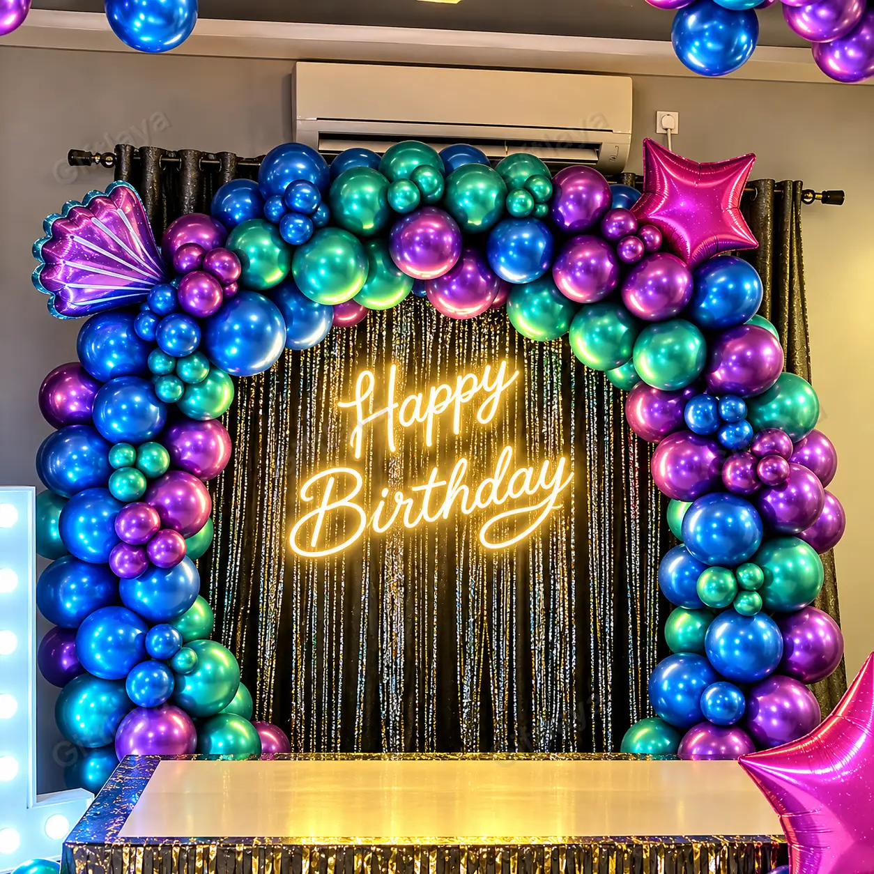 Mermaid Birthday Theme Decoration — photo 2