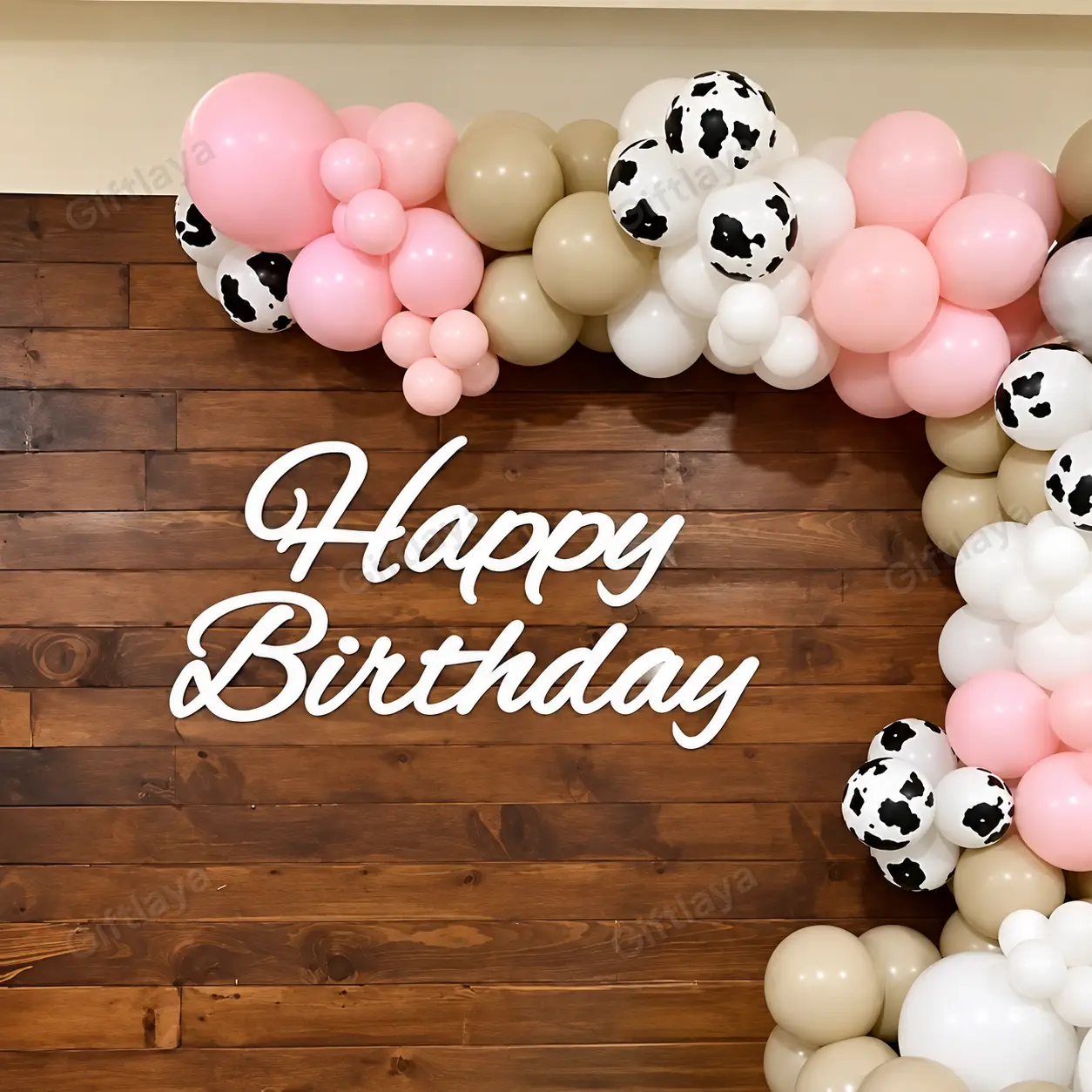 Moomoo Theme Birthday Decoration — photo 2