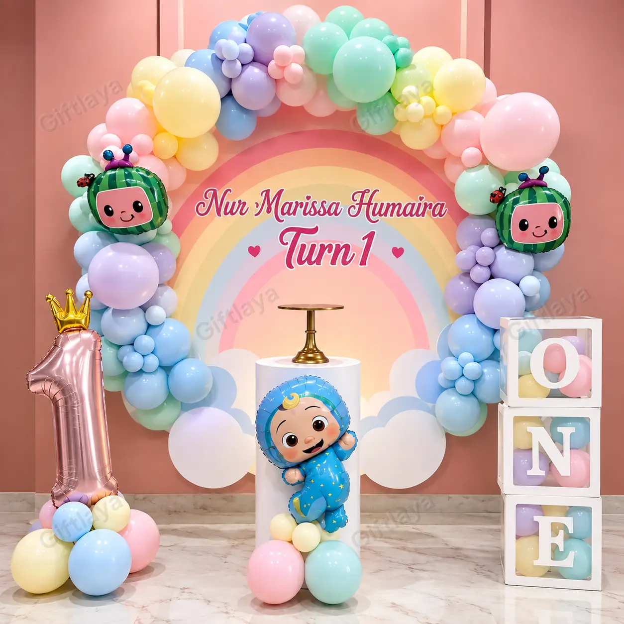 Pastel Cocomelon Decoration