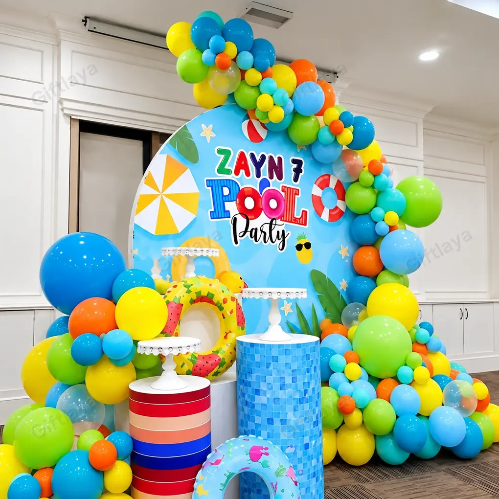 Pool Party Theme Birthday Decoration — photo 2