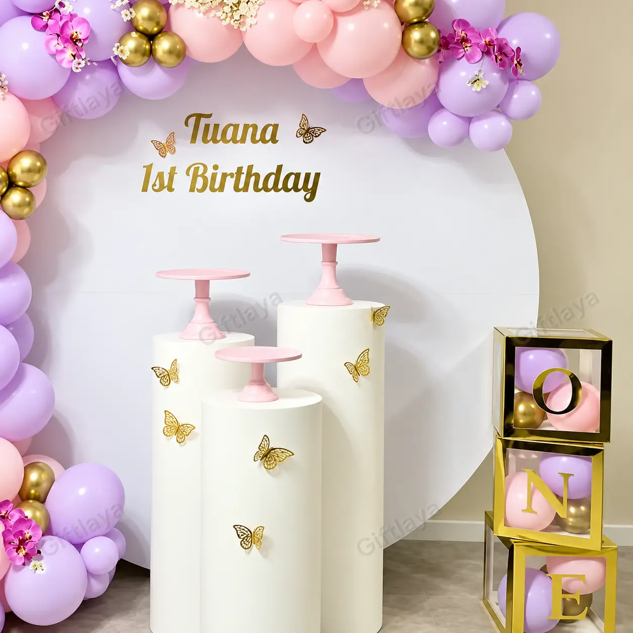 Premium Pastel Balloon Birthday Decoration — photo 2