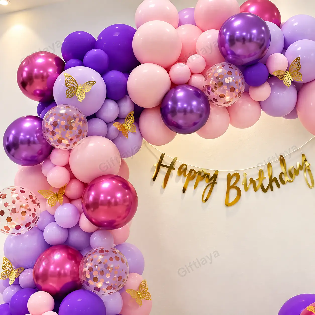 Simple Pastel Balloon Arch Decoration — photo 2
