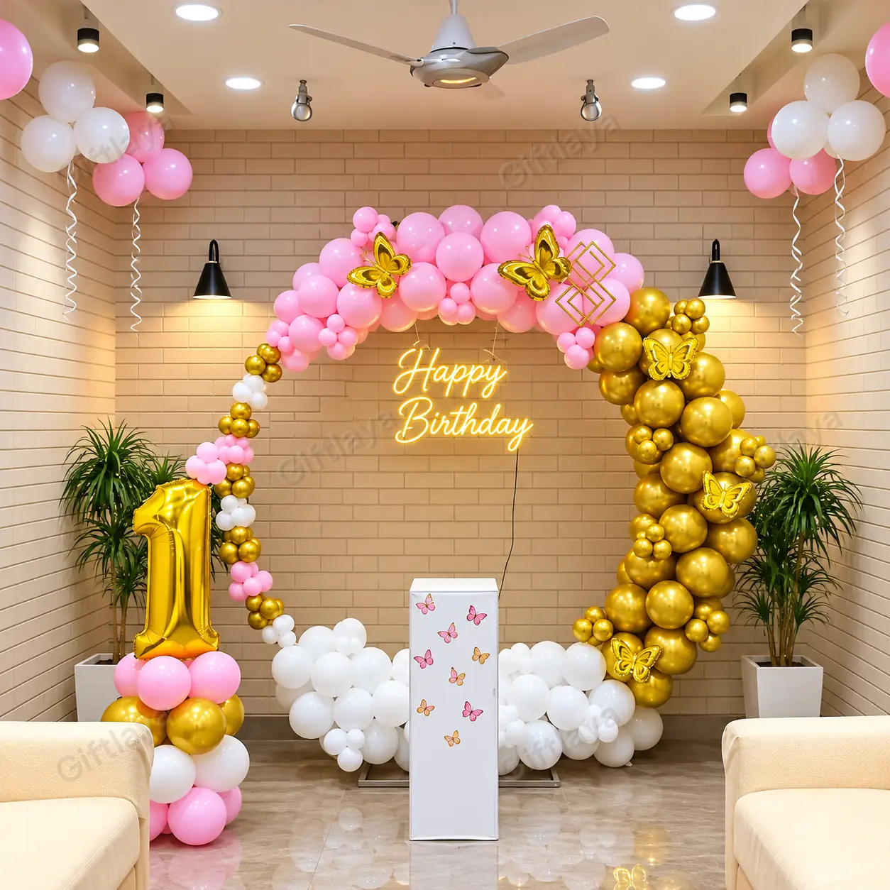 Simple Ring Birthday Decoration for Kids at Home — photo 2