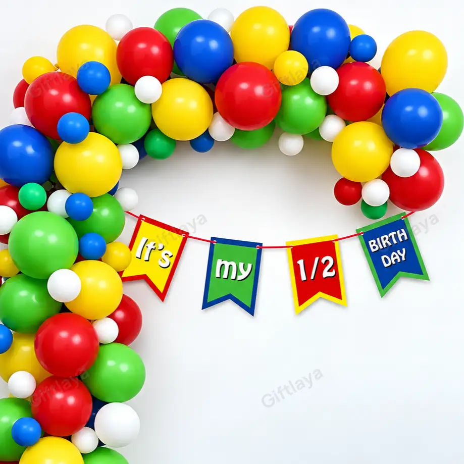 Simple Six Months Birthday Decoration — photo 2