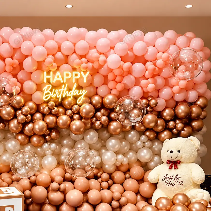 Teddy Bear Balloon Birthday Decoration — photo 3