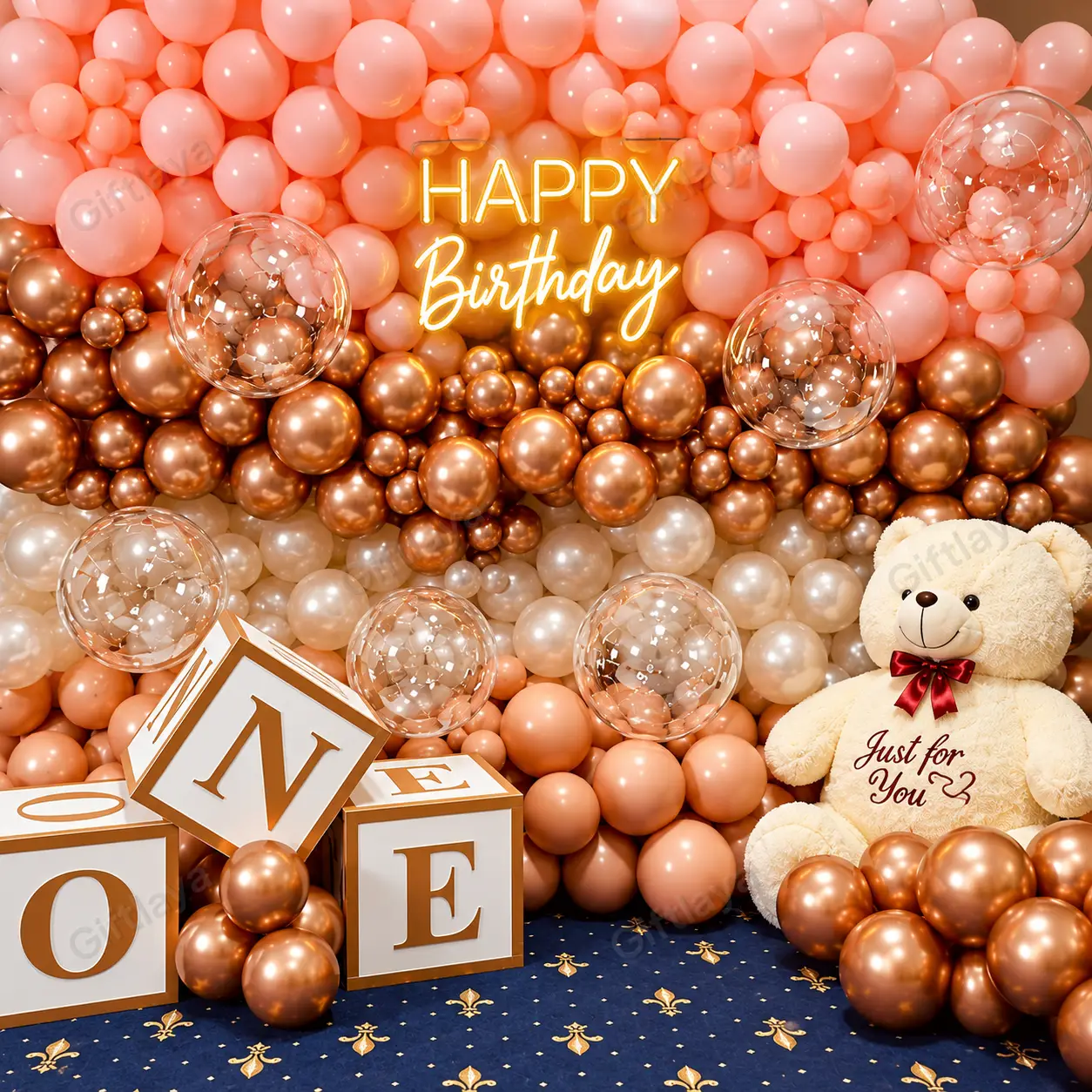 Teddy Bear Balloon Birthday Decoration — photo 2