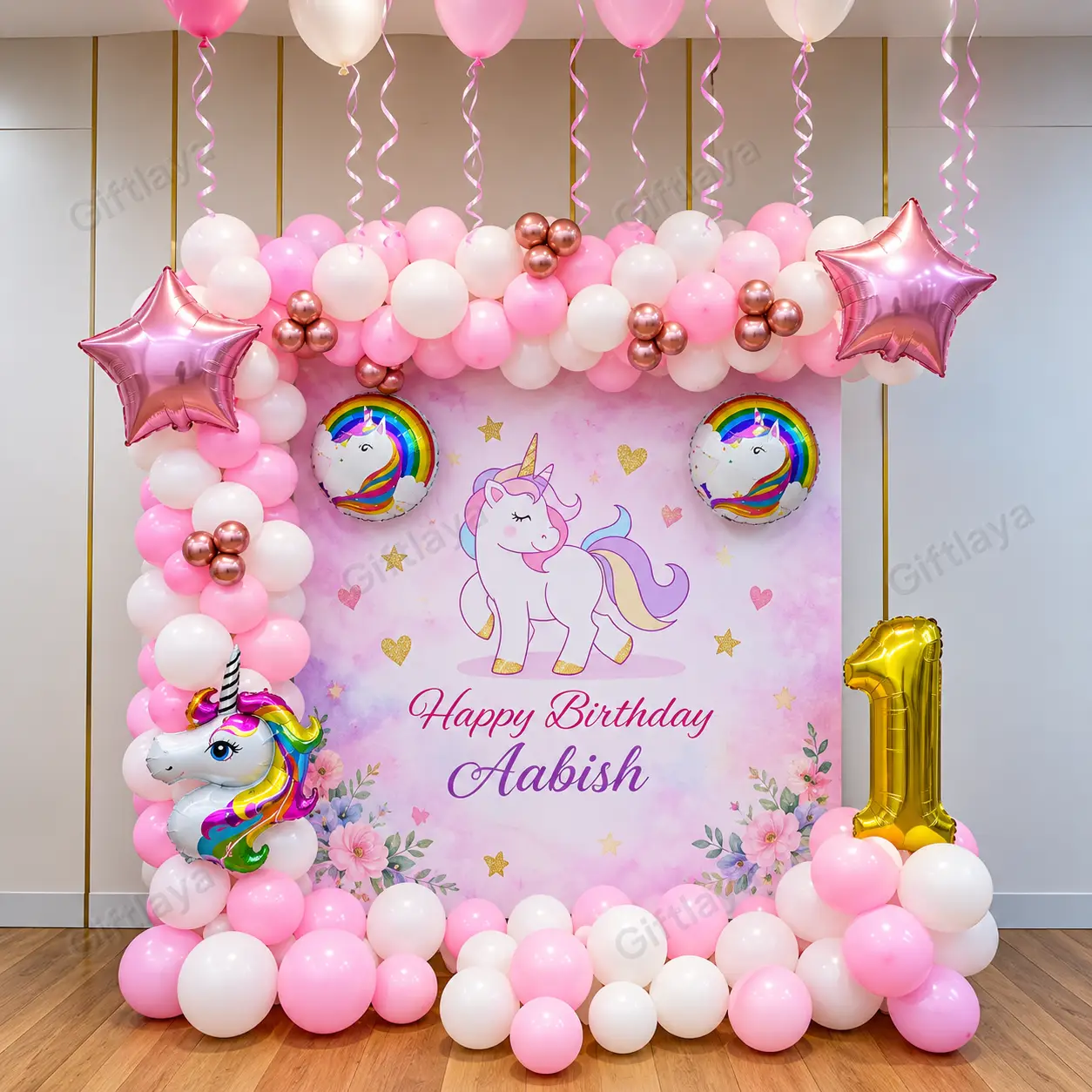 Unicorn Backdrop Decoration — photo 2