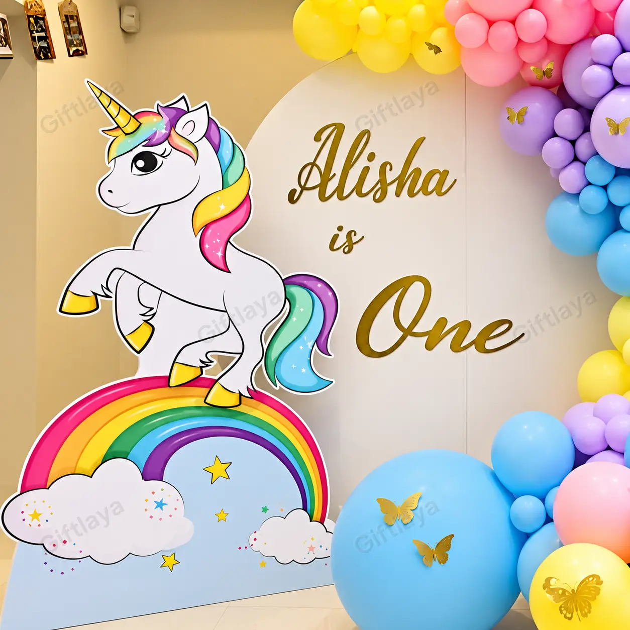 Unicorn Theme Balloon Decoration — photo 3