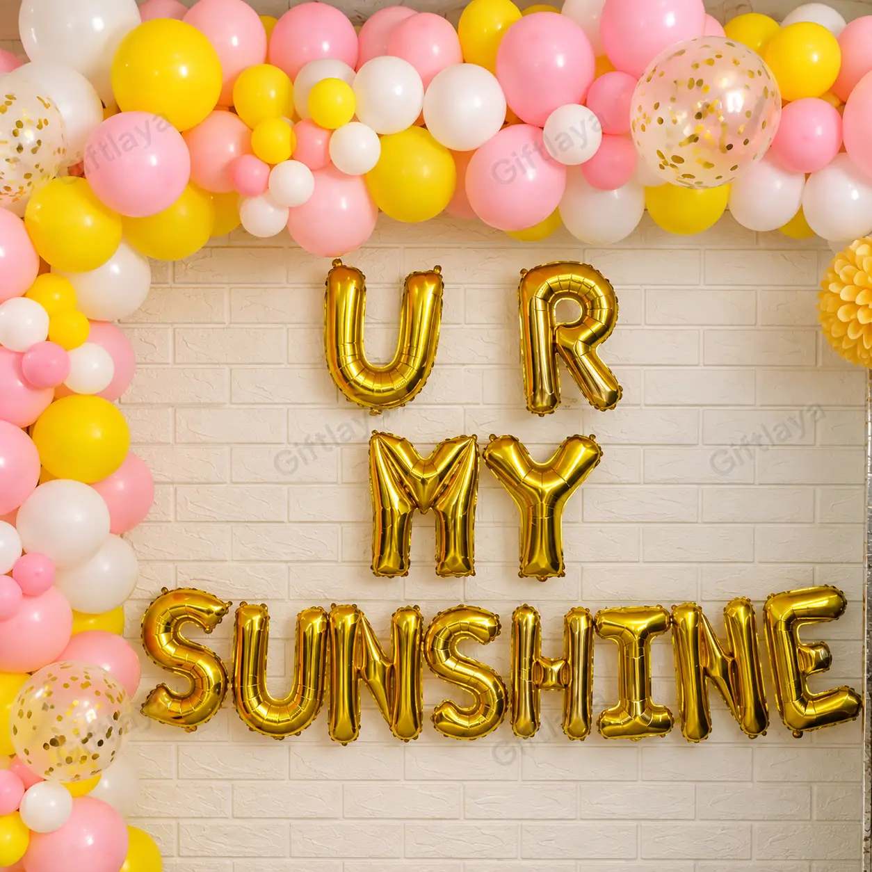 You Are My Sunshine Balloon Decoration — photo 2