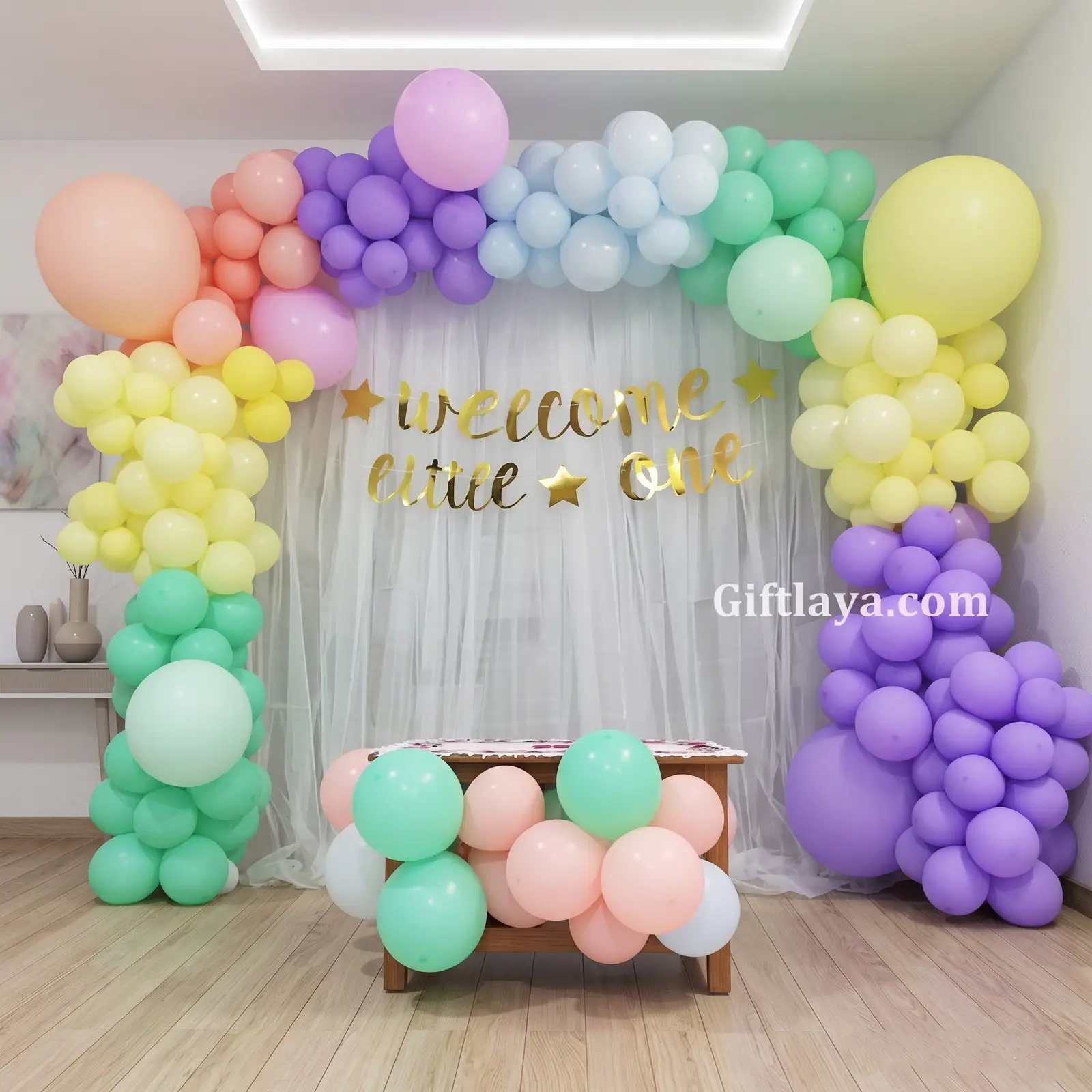 Baby Girl Welcome Decor
