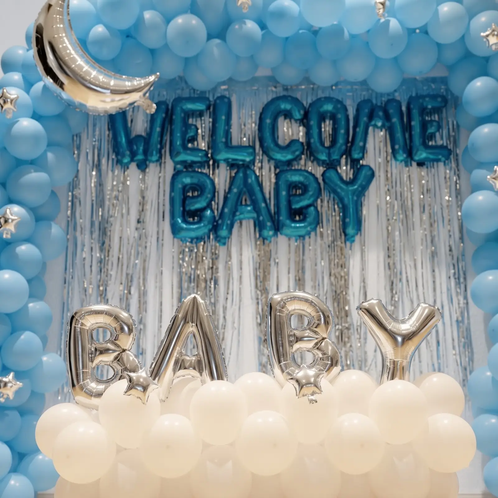 Blue White Baby Decoration — photo 4