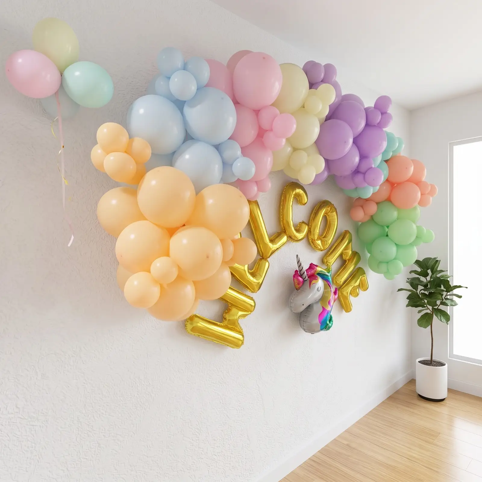 Bright Colored Welcome Decoration — photo 2
