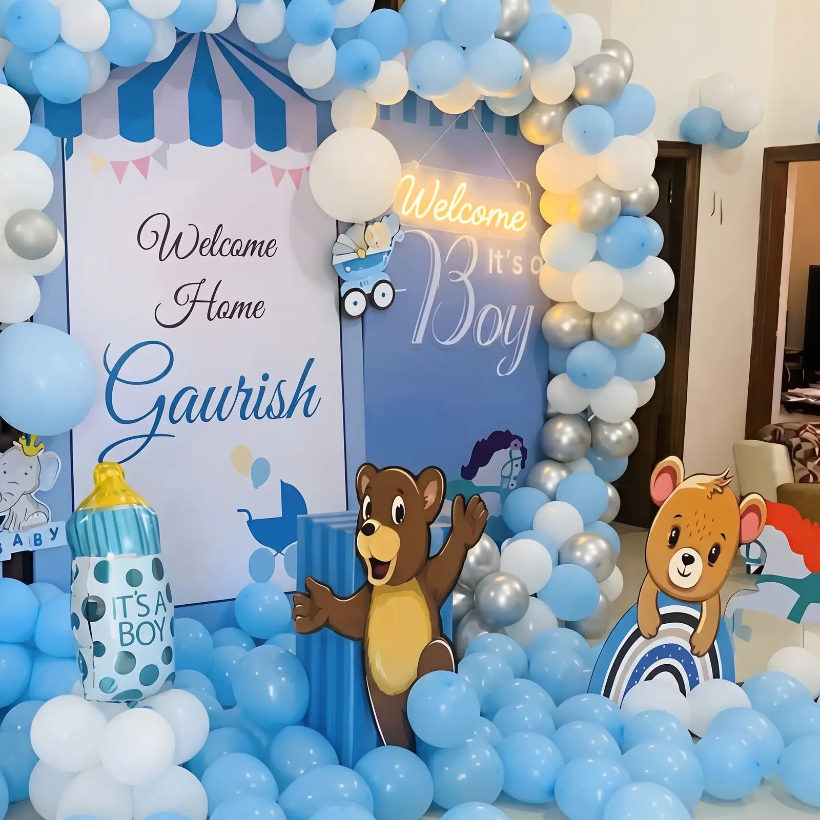 Customized Welcome Baby Boy Decoration — photo 3