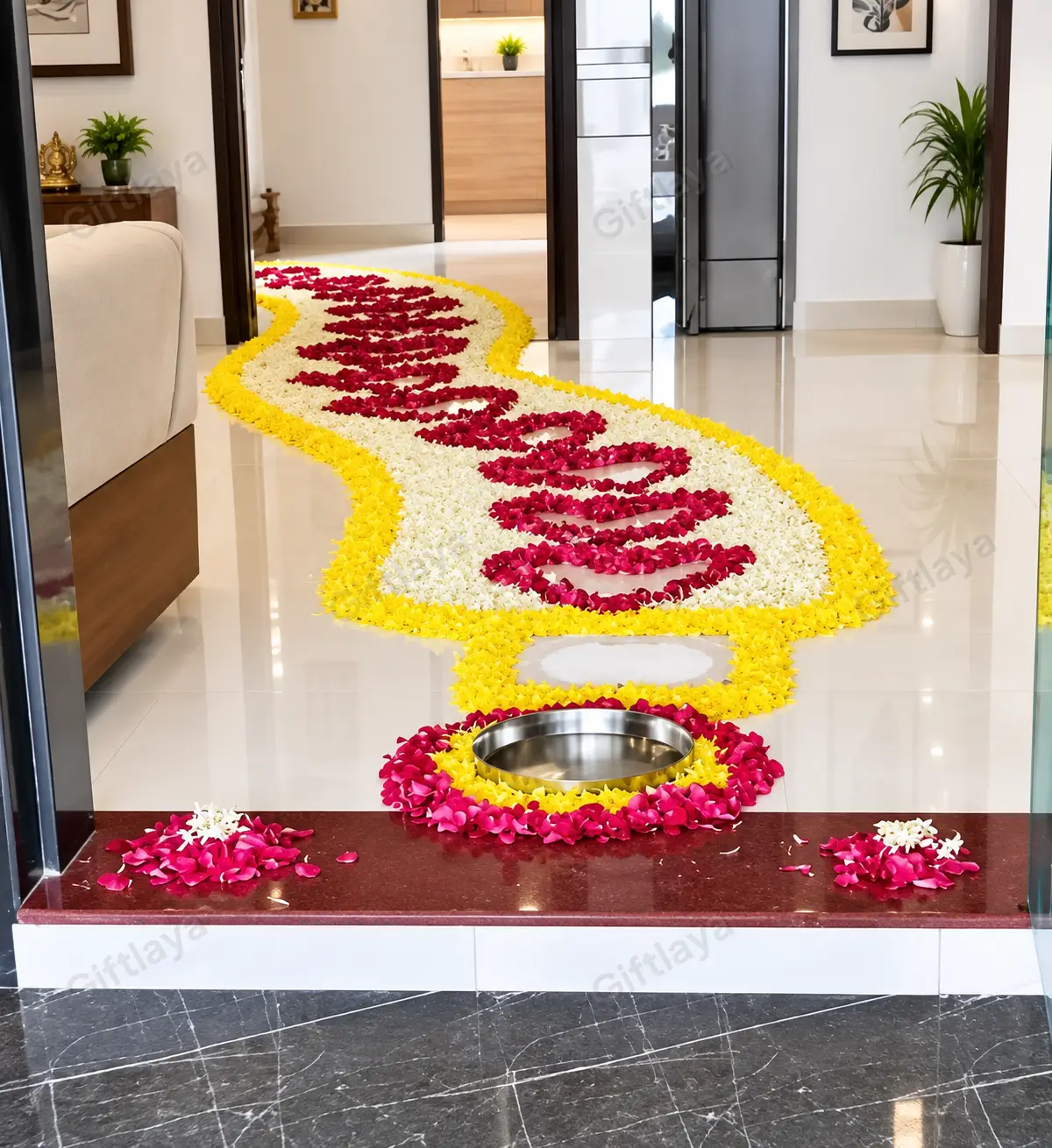 Entrance Flower Decoration for Welcome Baby — photo 2