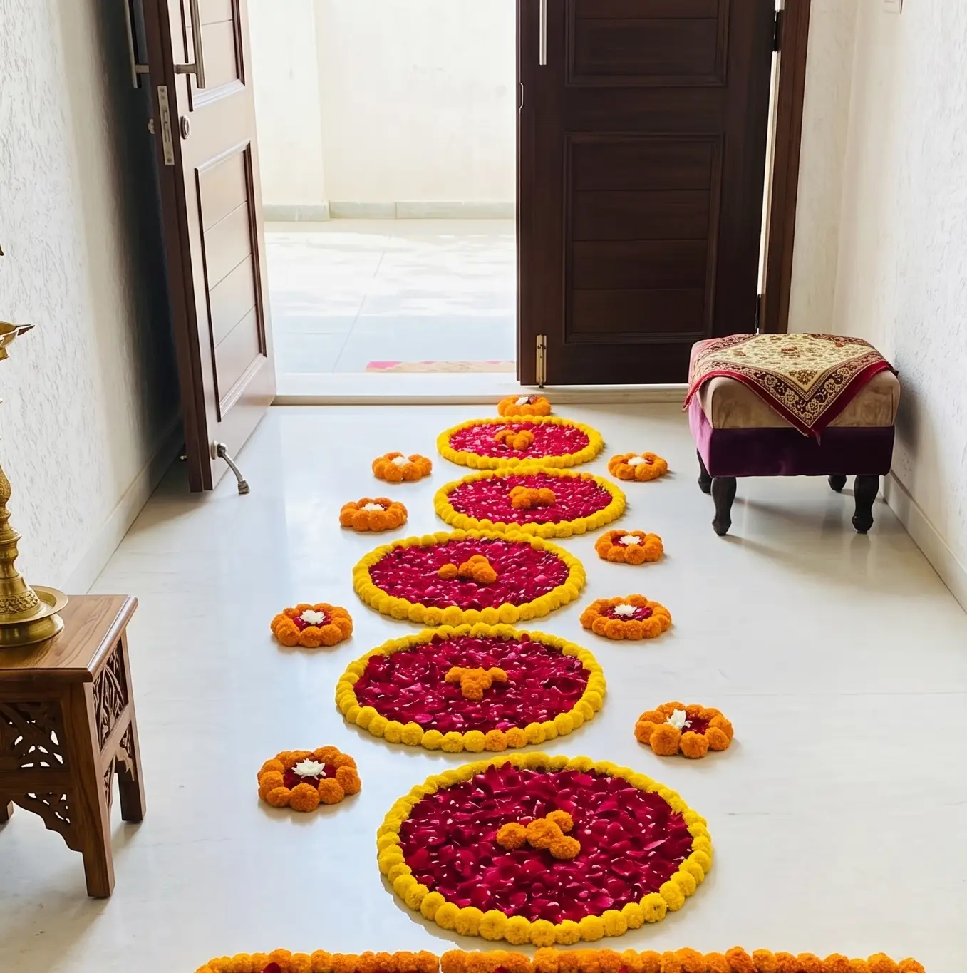 Flower Entrance for Baby Welcome — photo 2