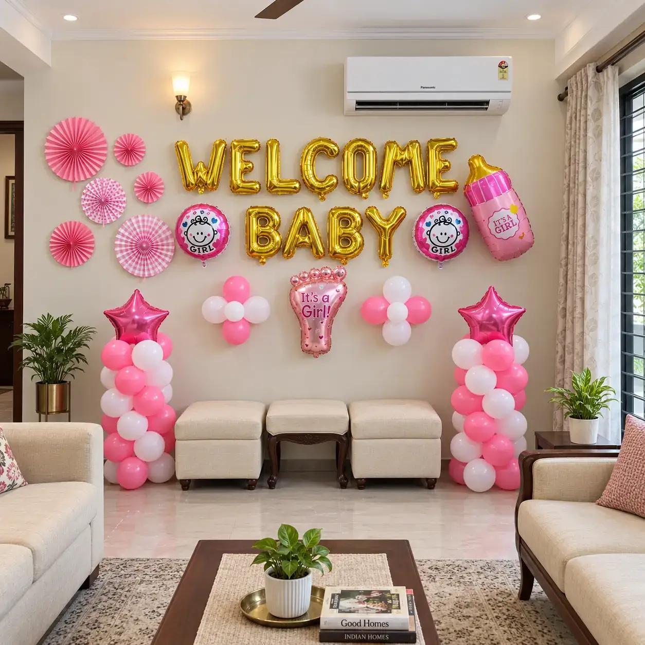 Simple Welcome Baby Decoration