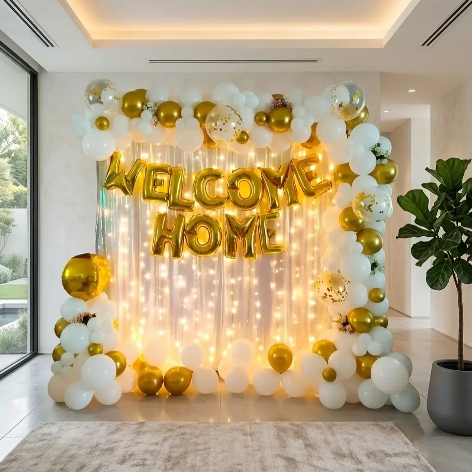 Welcome Baby Light Backdrop