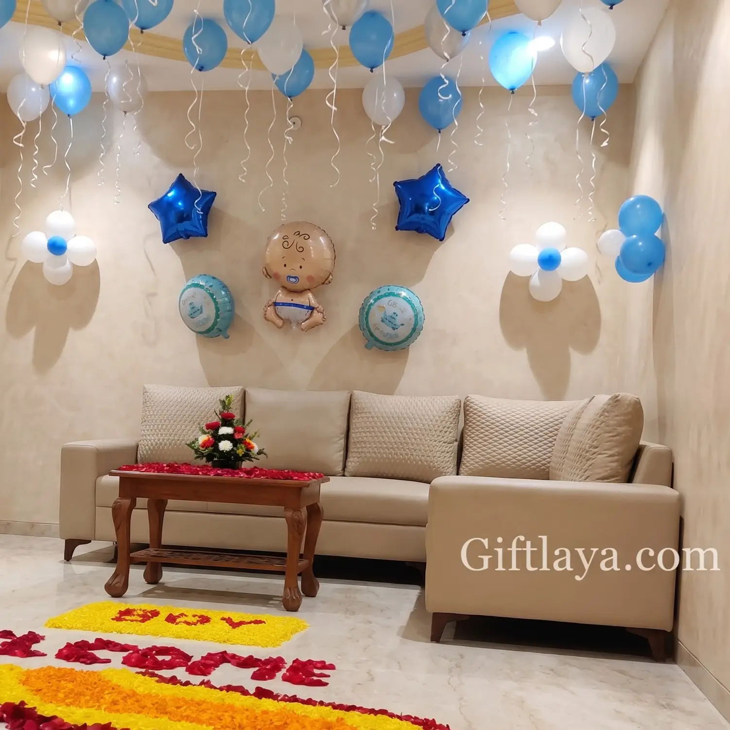 Welcome Flower and Balloon Decoration — photo 2