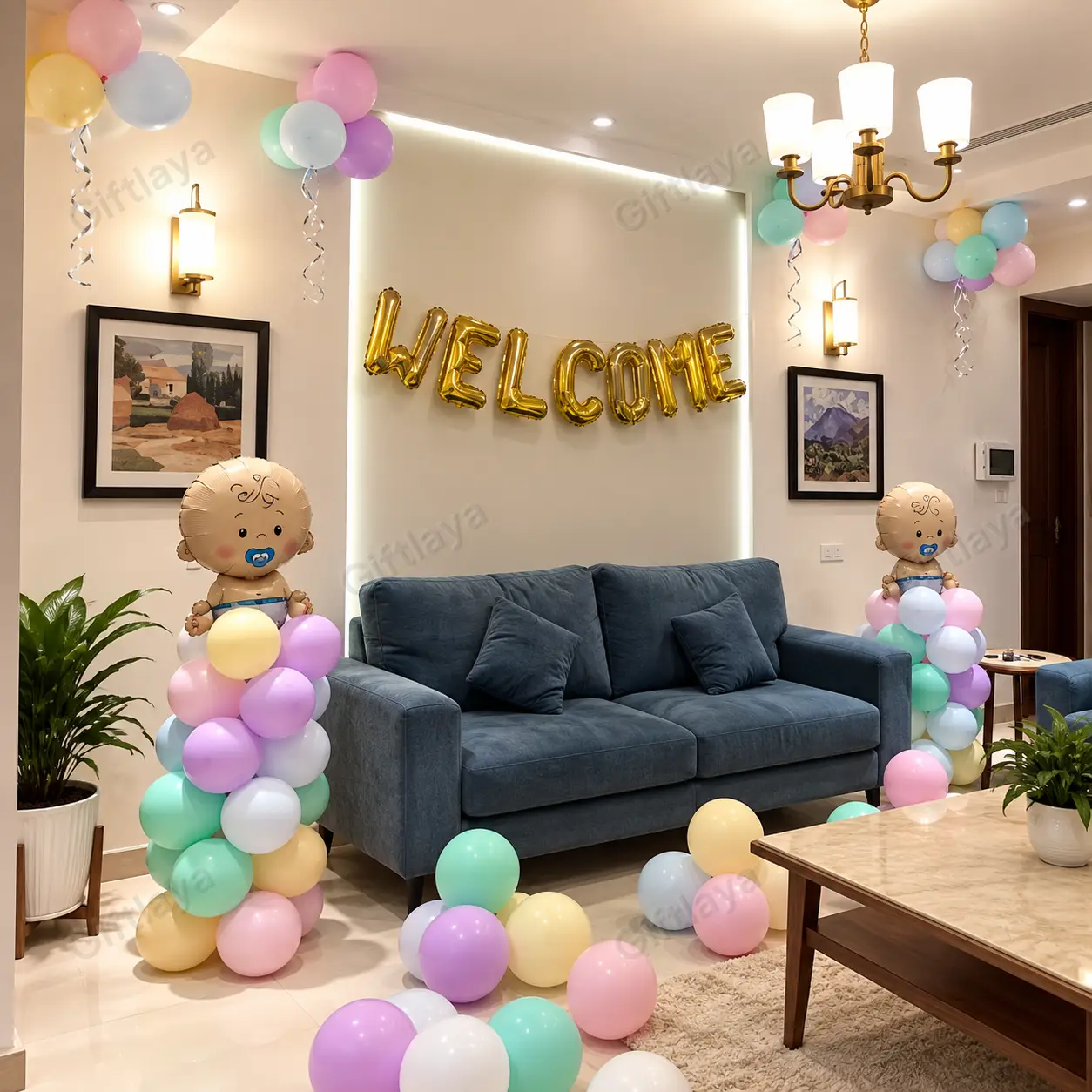 Welcome Hall Balloon Decoration — photo 3