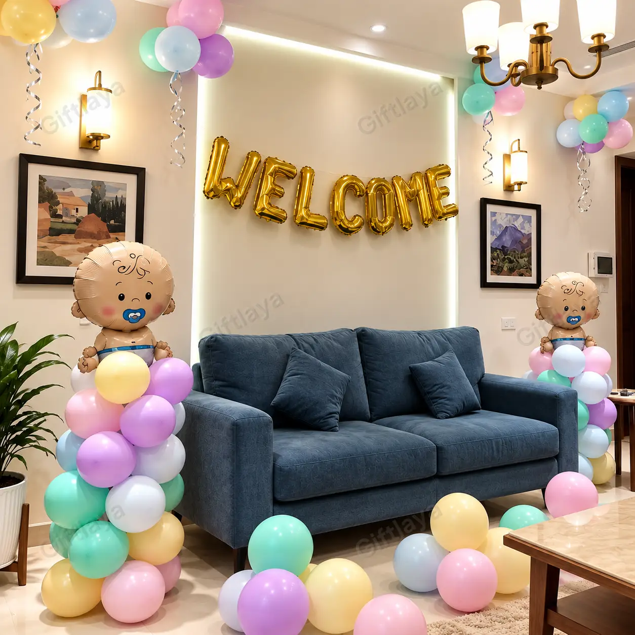 Welcome Hall Balloon Decoration — photo 2