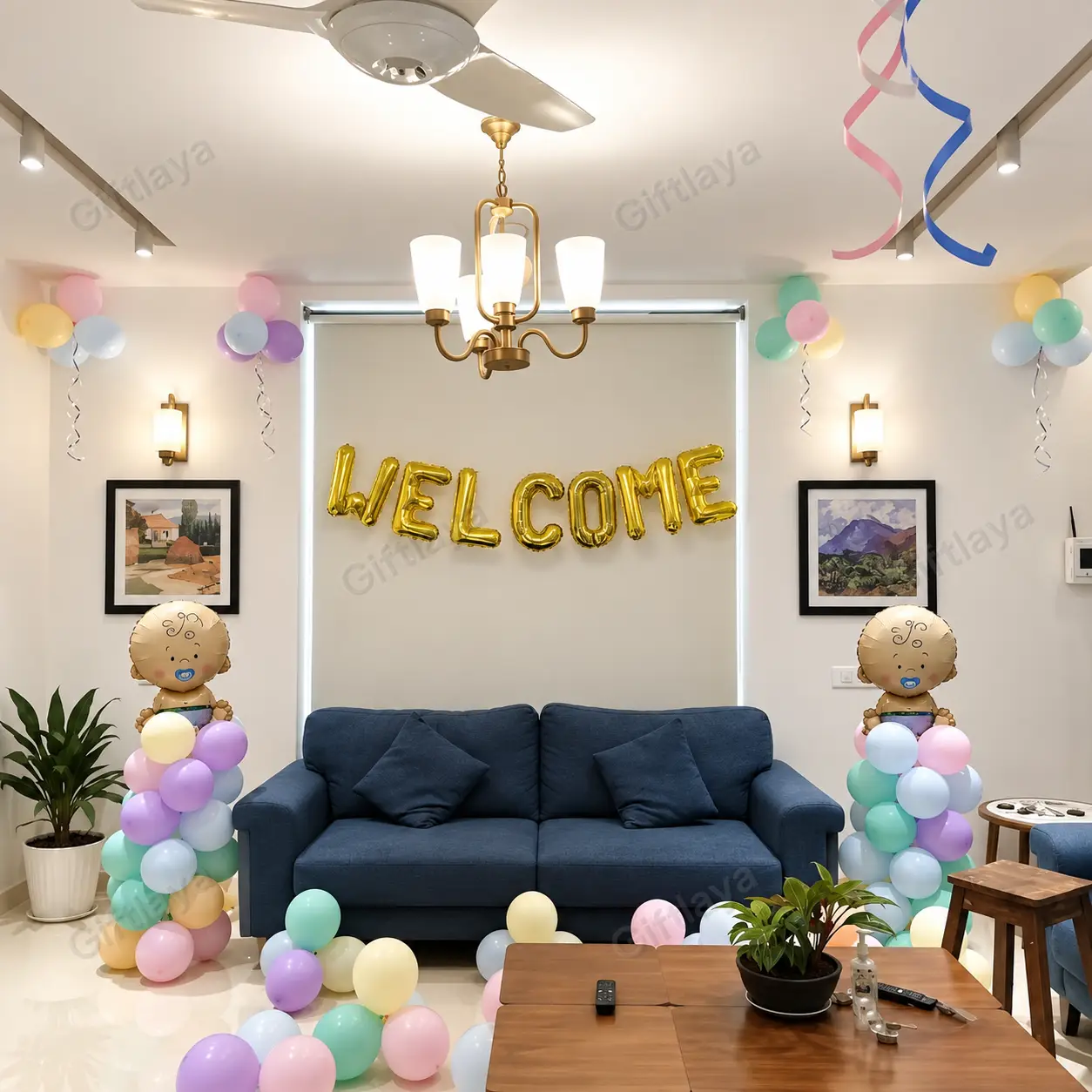 Welcome Hall Balloon Decoration
